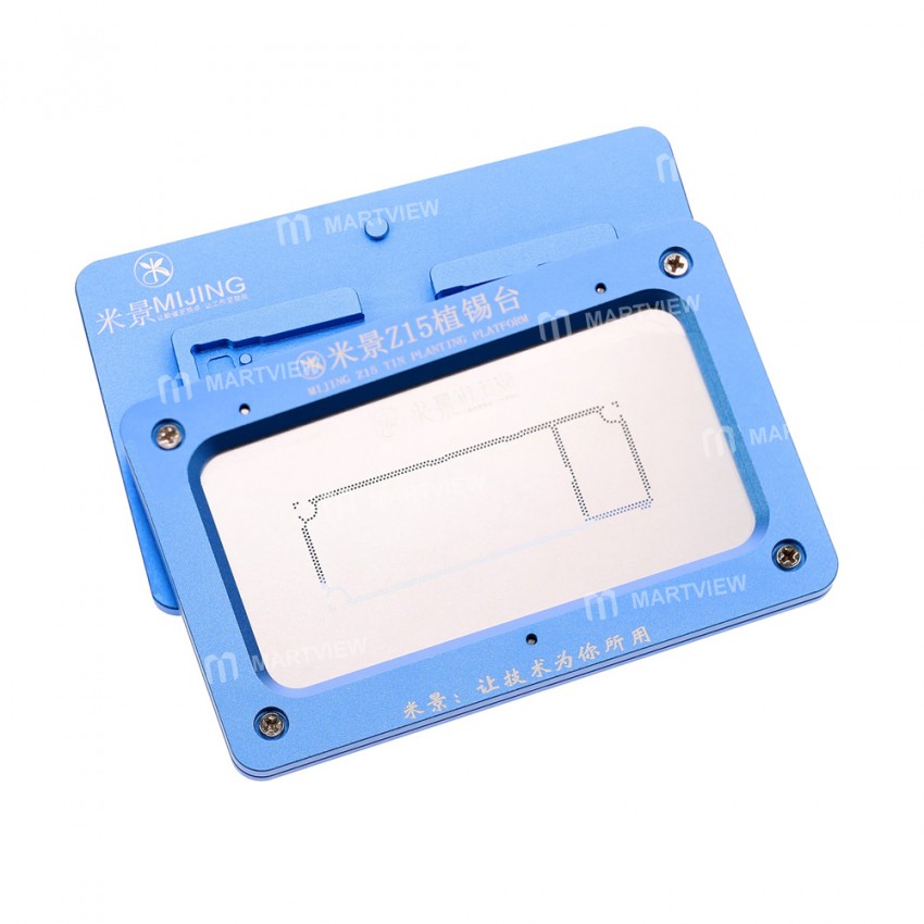 MiJing Z15 BGA Reballing Stencil Platform Jig Fixture Holder for iPhone 11