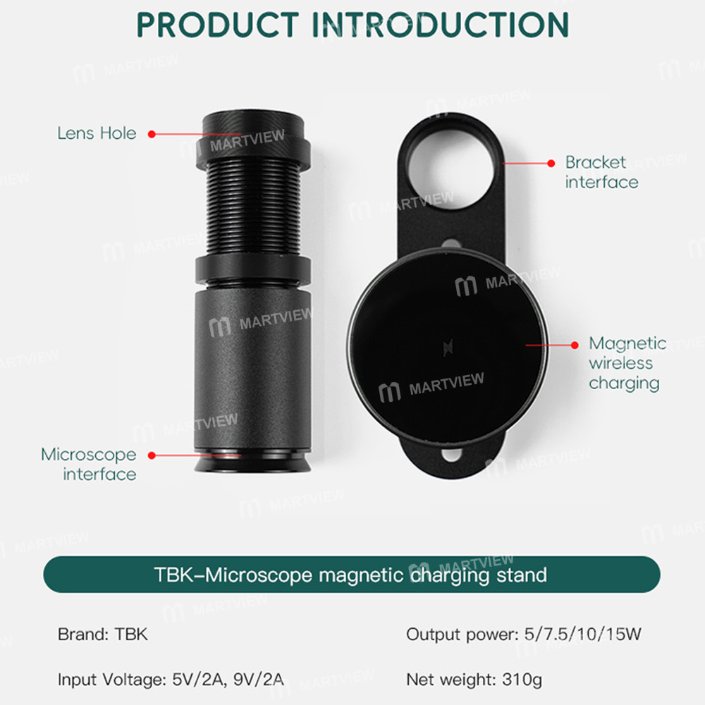 tbk magnetic-phone-charging-stand-for-trinocular-stereo-microscopes-8