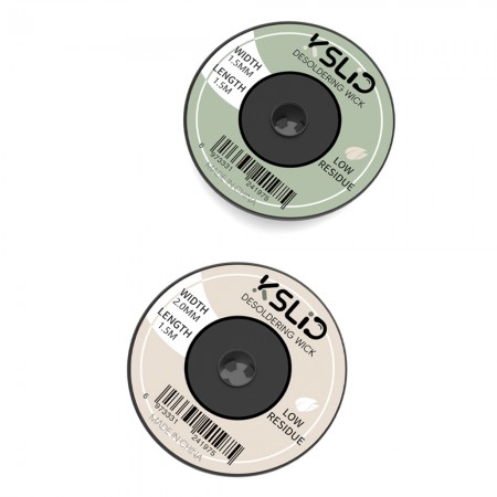 Kslid K1515 / K2015 1.5M Low Residue Desoldering Wick for Motherboard IC Chip Cleaning - 10Pcs