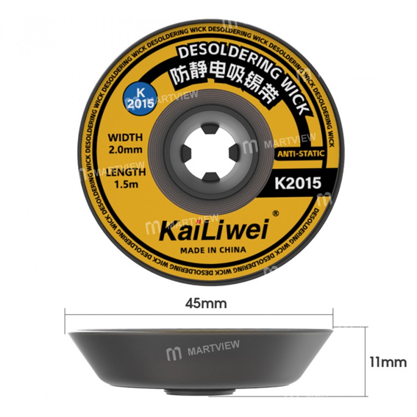 kailiwei k2015-anti-static-desoldering-wick-for-pcb-bgs-smd-repair-5