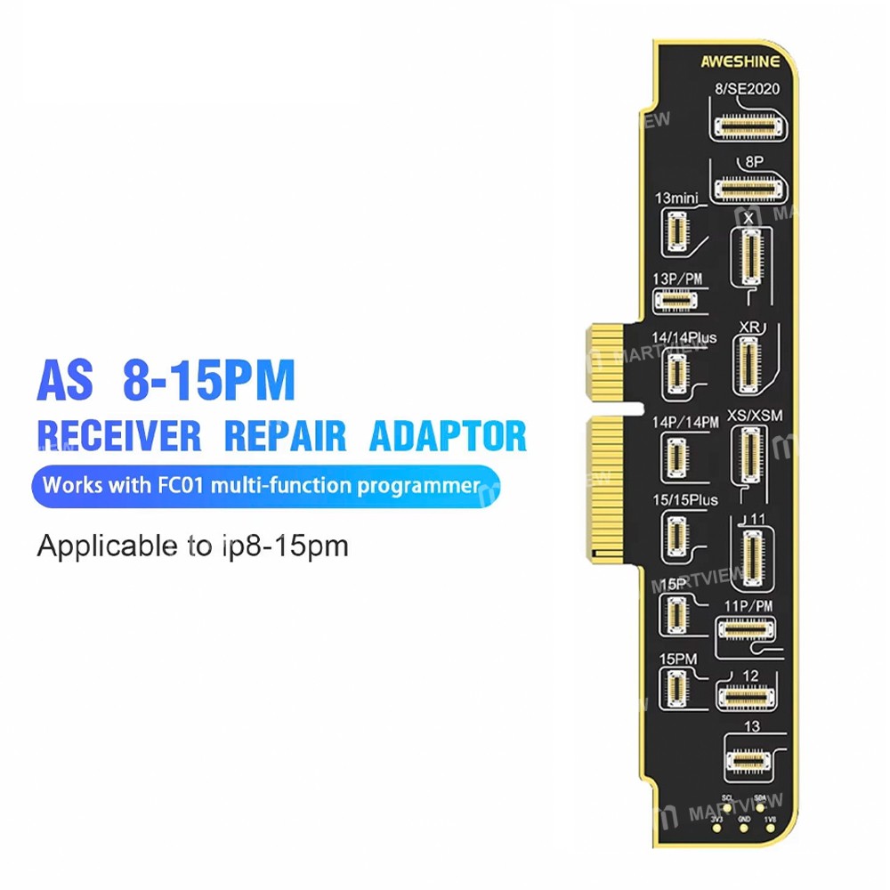 aweshine fc01-multi-function-repair-programmer-reading-and-writing-small-boards-for-iphone-8-to-15pm