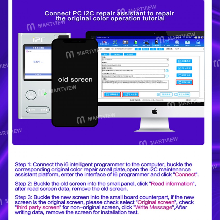 i2c i6s-intelligent-programmer-for-iphone-7-to-13pro-max-4