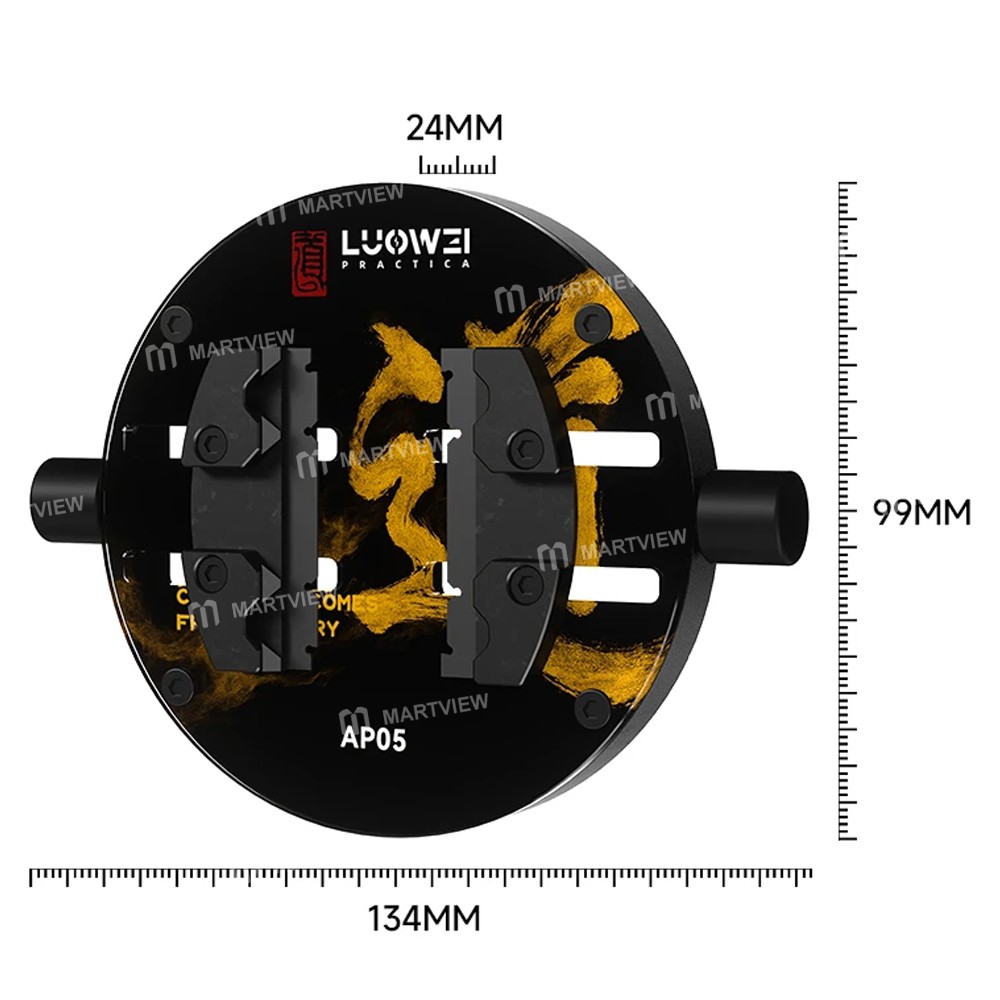 luowei lw-ap05-heat-insulating-ring-shaped-tempered-glass-motherboard-repair-fixture-7