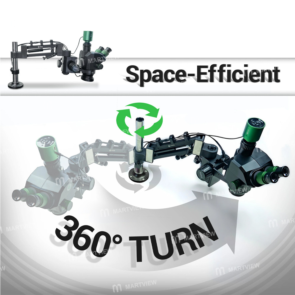 2uul ms71-360-rotating-adjustable-damping-microscope-boom-arm-compatible-with-95-microscope-5