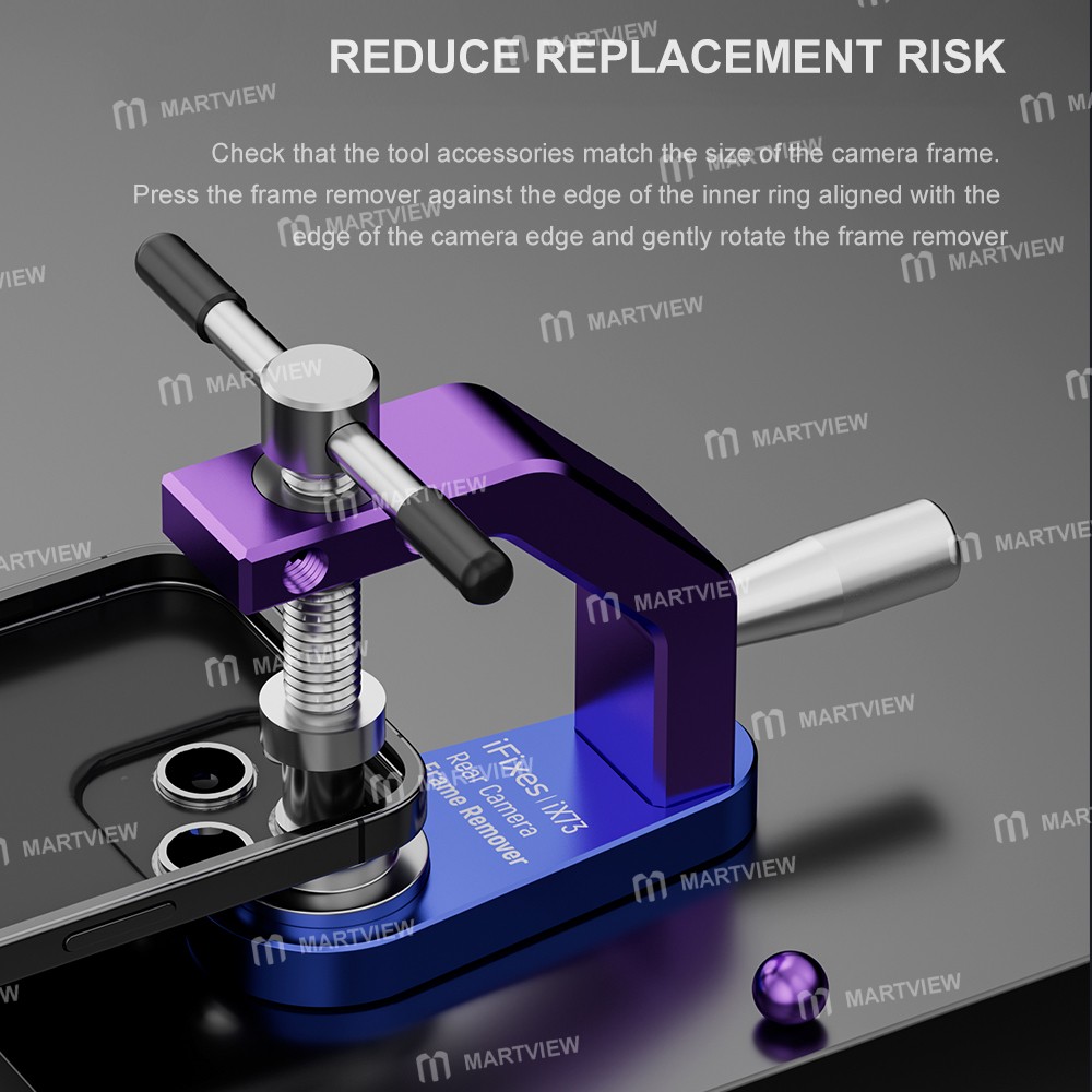 ifixes ix73-professional-rear-camera-frame-remover-for-iphone-11-to-15pro-max-9