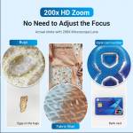 200X Mini Universal Optical Zoom Mobile Magnifier for Mobile Phone Camera
