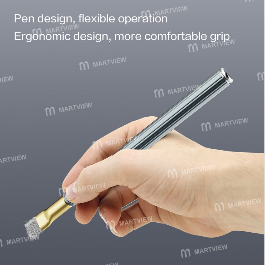 i2c cl01-pig-hair-brush-steel-brush-for-motherboard-ic-debonding-glue-cleaning-12