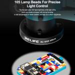 relife rl-033-ultra-105-leds-dual-zone-adjustable-brightness-microscope-ring-light-12