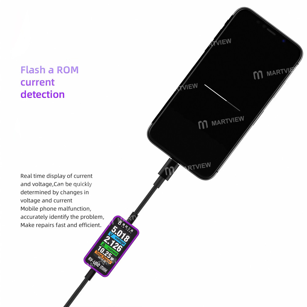 lb tool-avline-max-c-to-c-intelligent-digital-display-data-cable-for-phone-laptop-fault-diagnostics-