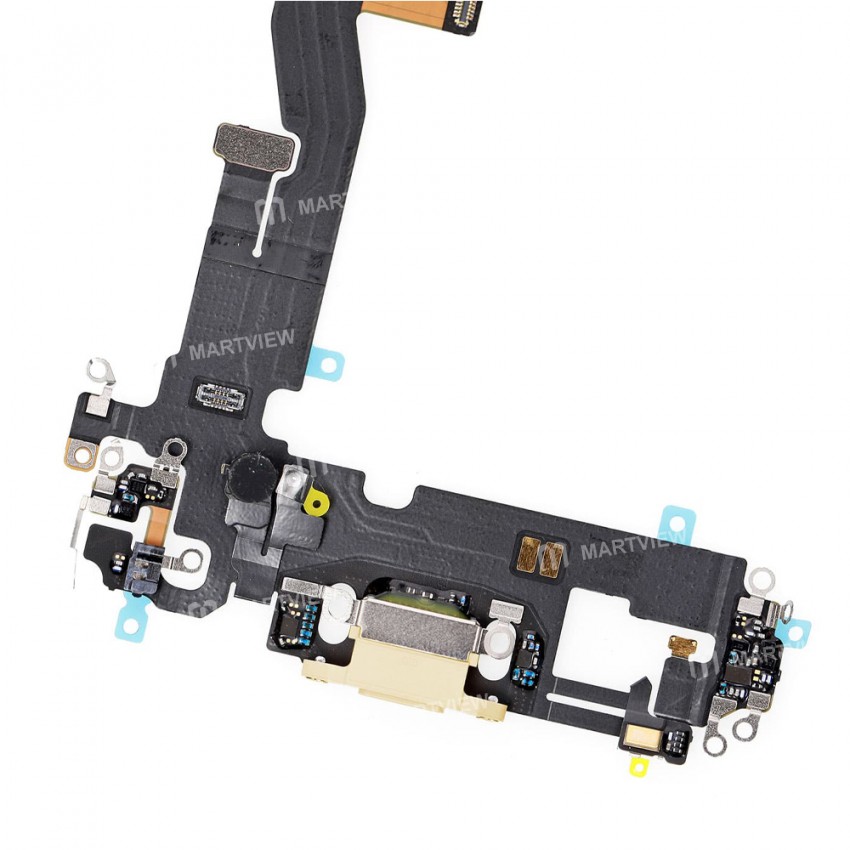 Replacement usb charging flex cable for iPhone 12 12 pro gold