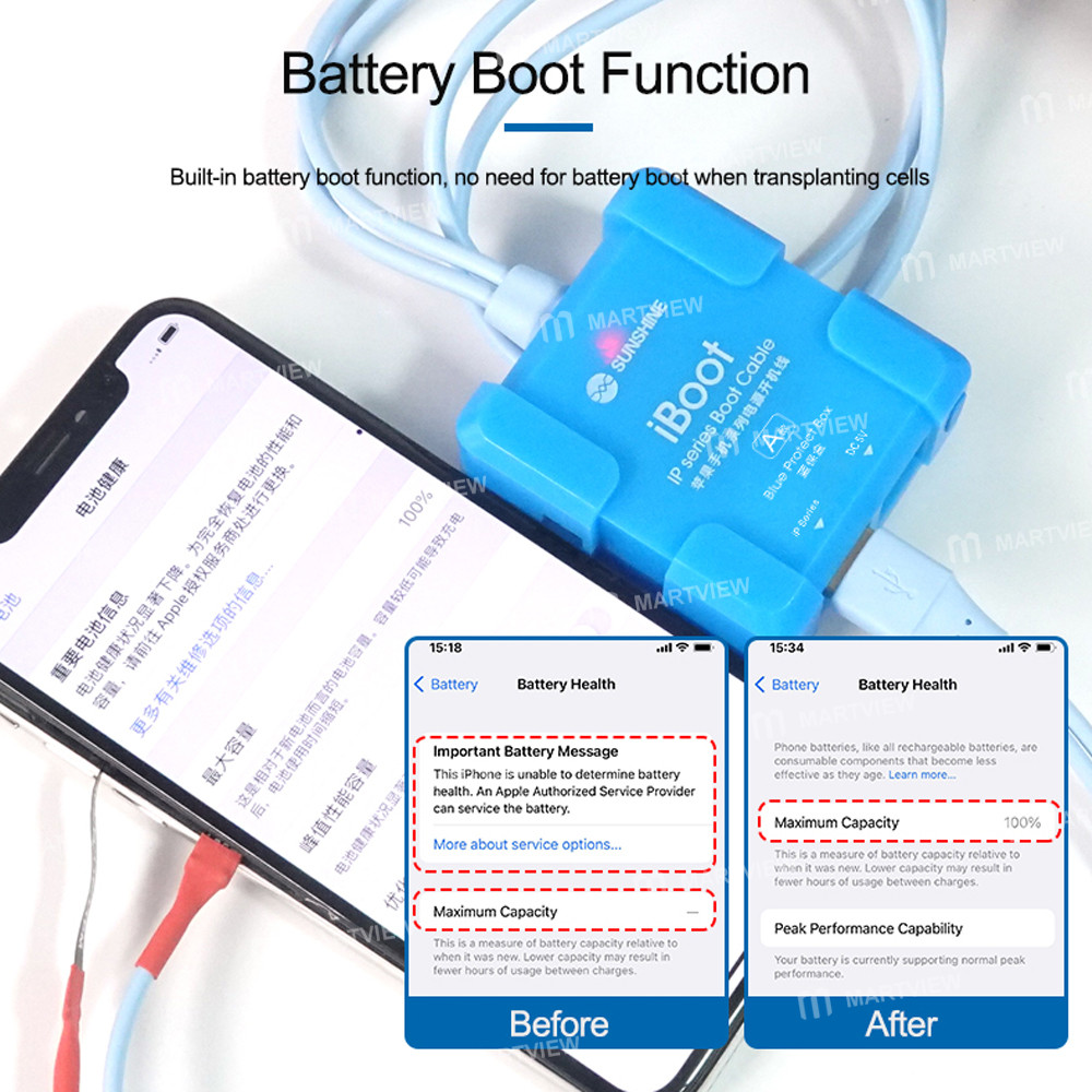sunshine iboot-a-ip-series-boot-power-cable-for-iphone-8g-to-17pro-max-5