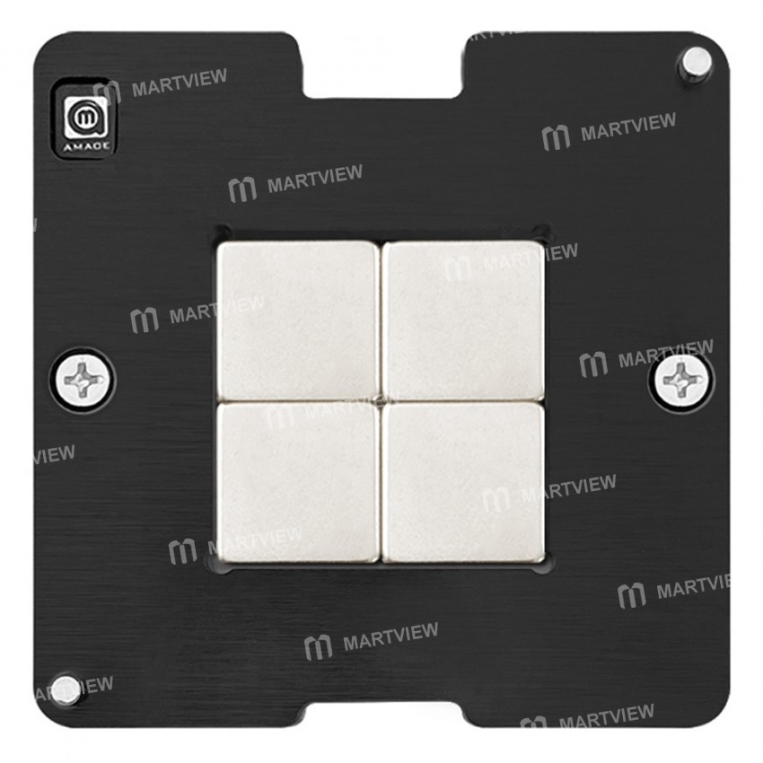 Amaoe 0.25mm Directly Heating BGA Reballing Stencil Tin Planting Platform for RTX3060/RX580