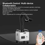 aixun es03-3-layer-filtration-low-noise-industrial-fume-extractor-for-pcb-soldering-working-5