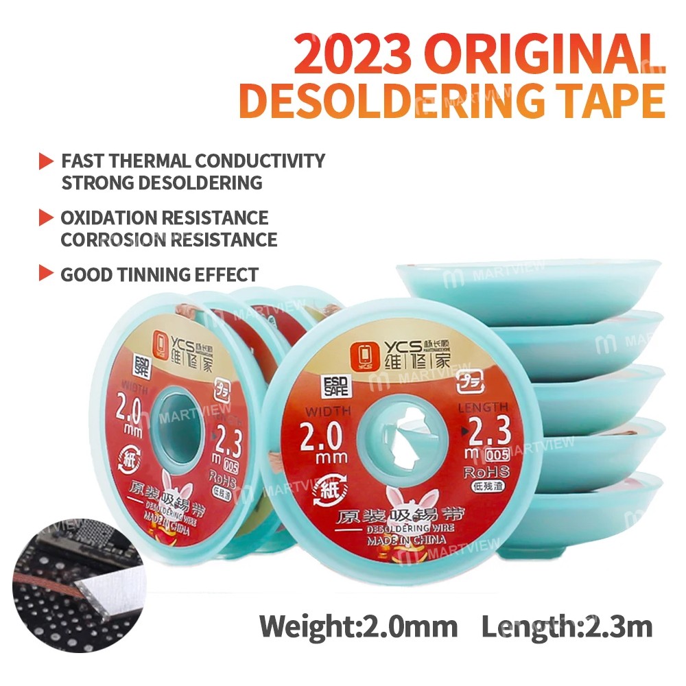 ycs 2023-20mm-23m-low-residue-pure-copper-desoldering-wick-2