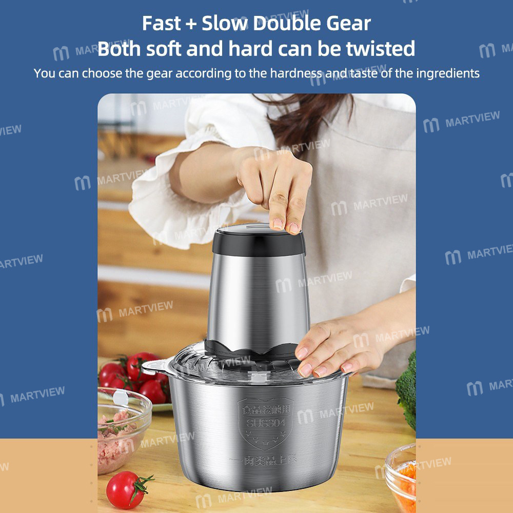 3l large-household-electric-meat-grinder-stainless-steel-2-gears-300w-high-power-kitchen-cooker-blen