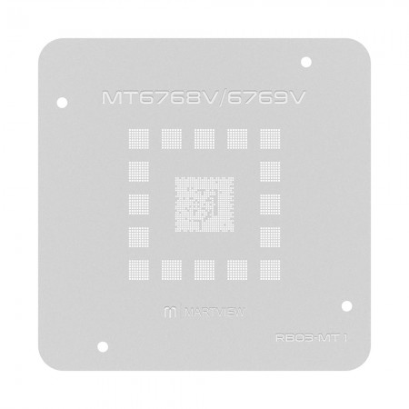 Martview RB03-MT1 CPU BGA Reballing Stencil for MTK Dimensity MT6768V / 6769V