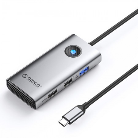 Orico PW11-5P 5-in-1 Type-C 4K HDMI PD60W USB 3.0 5Gbps Multifunction Docking Station