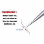 Aixun 0.1mm / 0.15mm Alloy Steel Precision Flying Wire Repair Tweezer