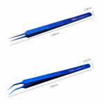 B&R BT-11 BT-12 BT-13 BT-14 Precision Lengthened Anti-static Stainless Steel Tweezer