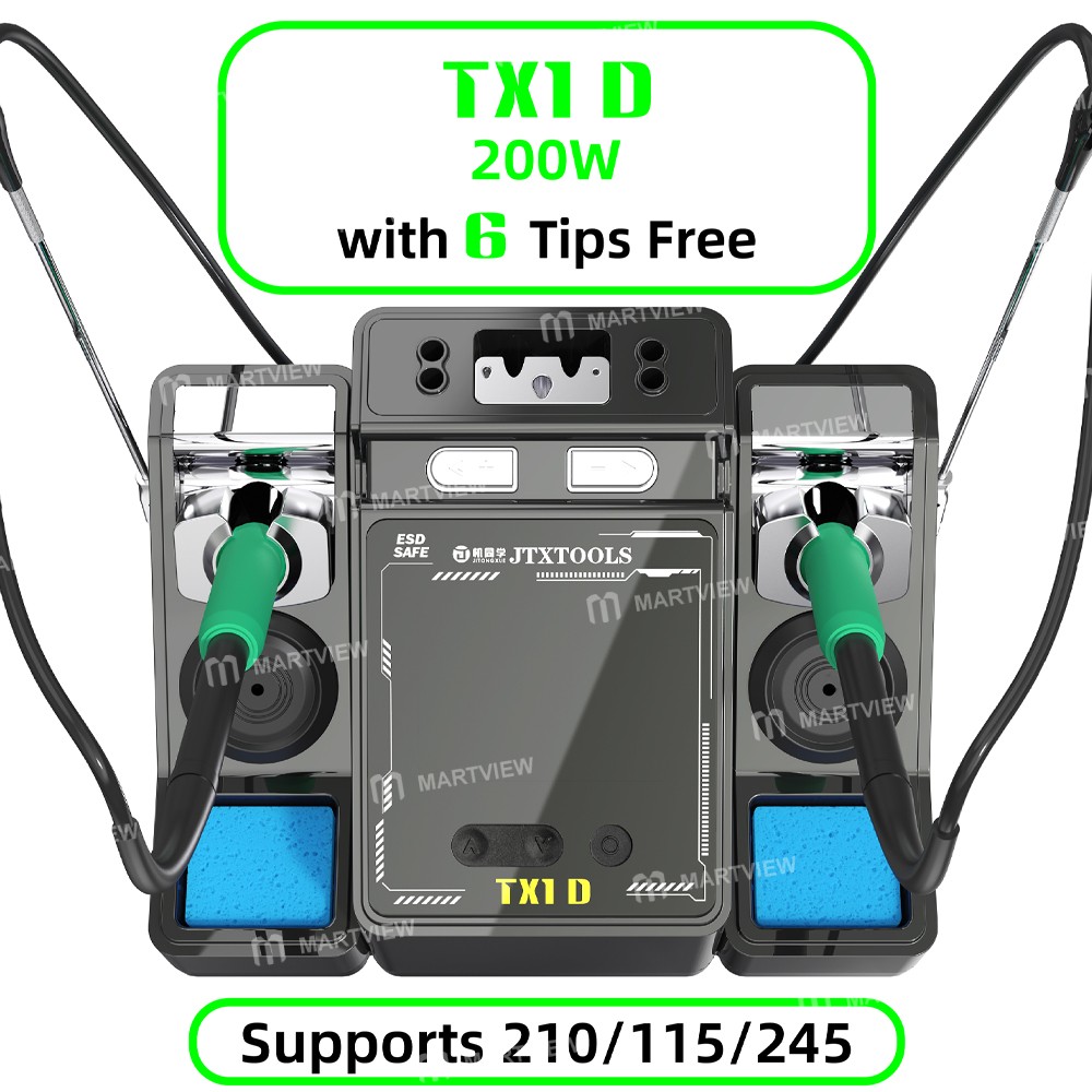 jtx tx1d-dual-station-smart-soldering-rework-station-compatible-with-210-245-115-handles-6