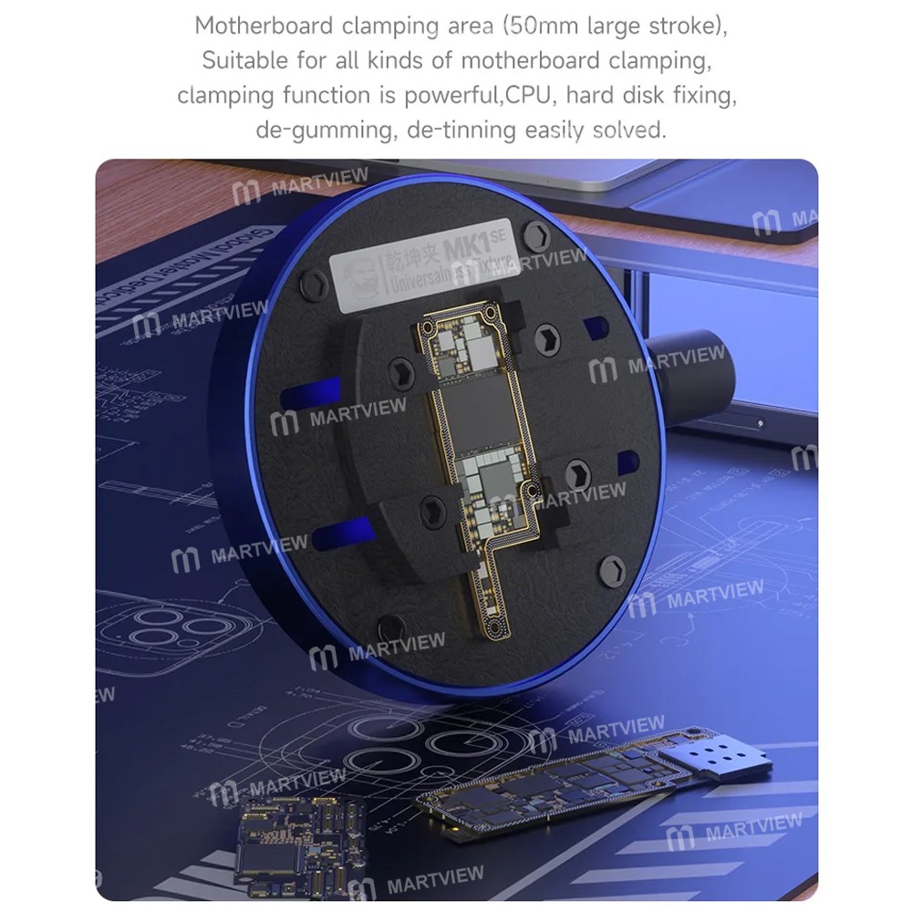 mechanic mk1-se-50mm-large-area-universal-motherboard-ic-chip-clamping-pcb-repair-fixture-2