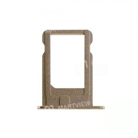 Replacement sim card slot holder tray for iPhone 5s gold