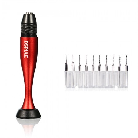 Dspiae AT-VHDS General Purpose Hand Drill Combo Pin Set with Tungsten Steel Drill Bit