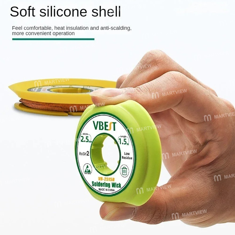 vbest 15m-low-residue-storage-type-pure-copper-braid-tin-absorbing-line-10