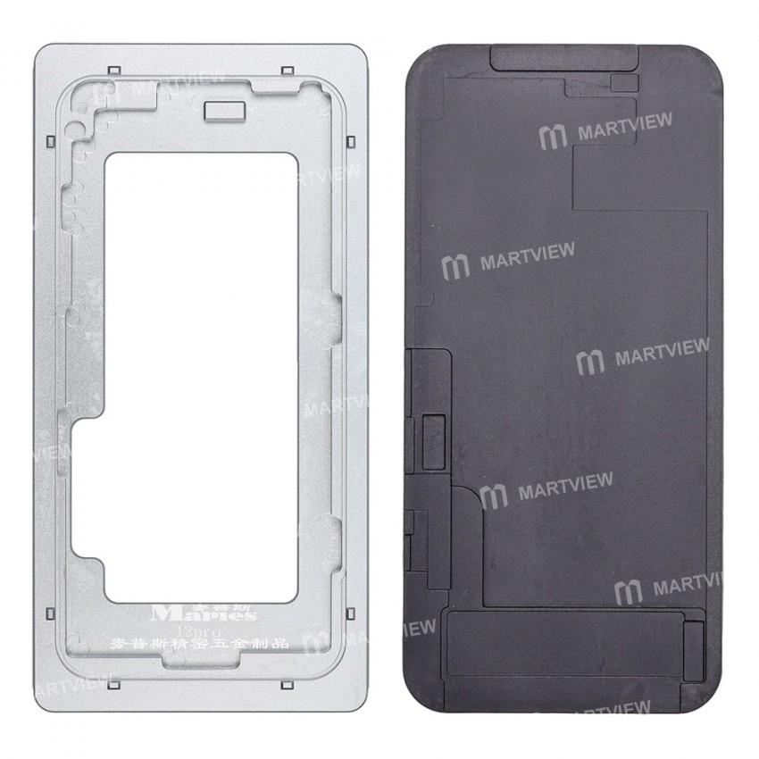 Maples Aluminum Alloy LCD Screen Laminating Positioning Mould for iPhone 12 Pro