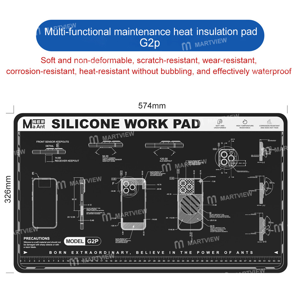 maant g2pro-g2mini-multi-function-heat-insulation-repair-silicone-working-mat-for-pcb-repair-3