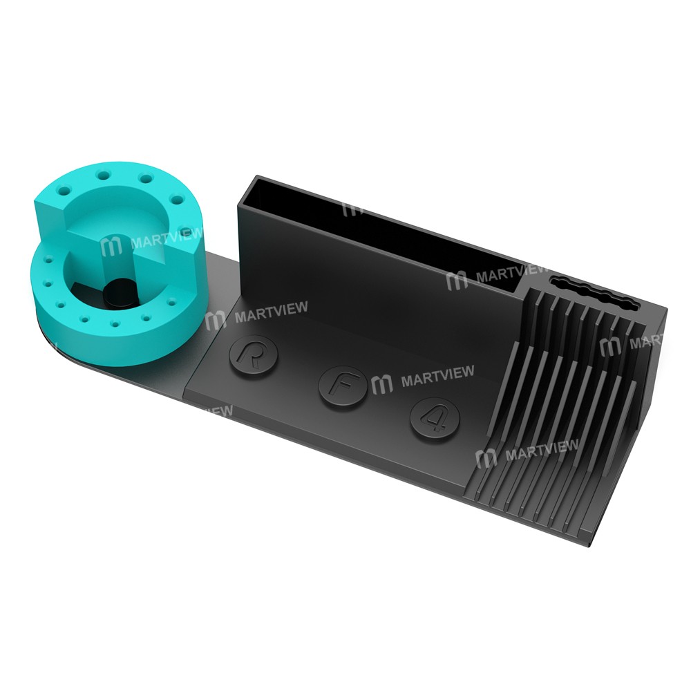 rf4 rf-st15-multifunctional-rotating-tweezers-screwdriver-storage-rack-with-stencil-storage-function