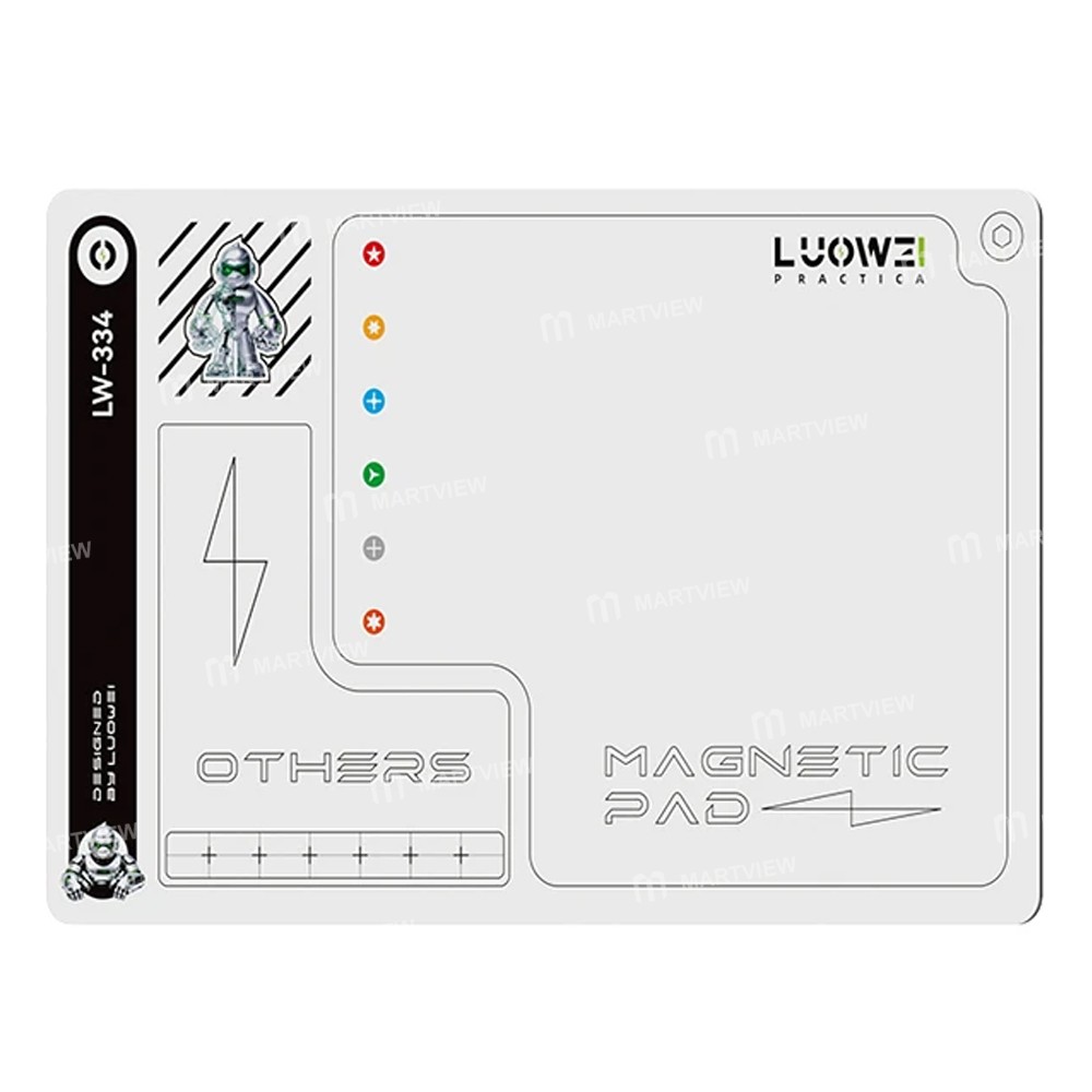 luowei lw-334-larger-size-double-sided-magnetic-screw-storage-pad-1