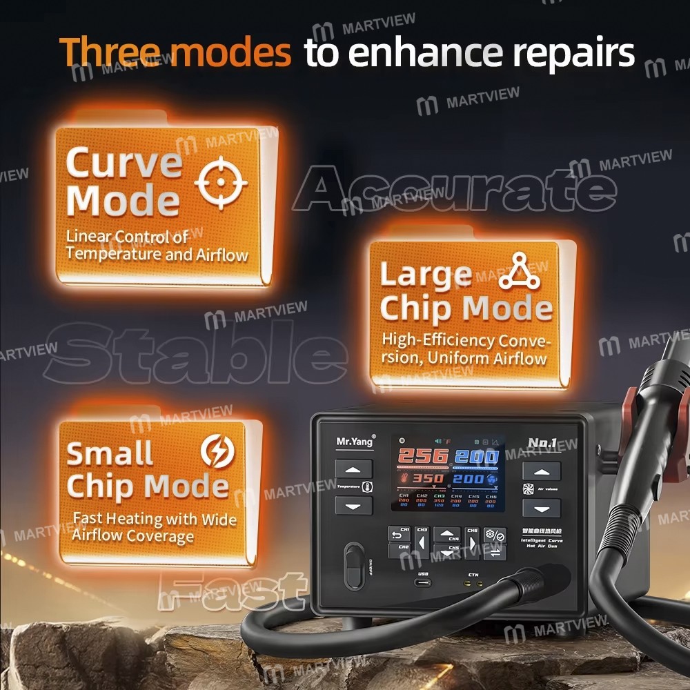 ycs mryang-no1-1400w-intelligent-curve-digital-display-hot-air-gun-desoldering-rework-station-3