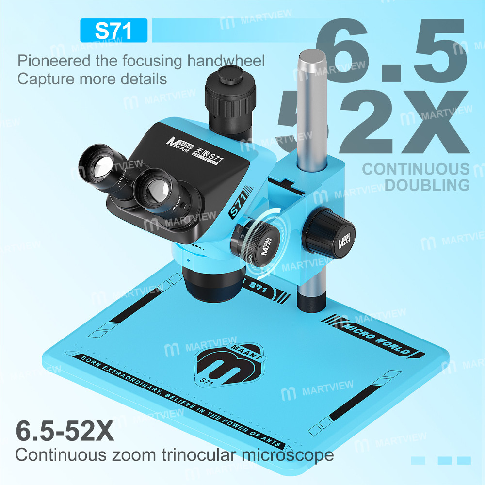 maant s71-65-52x-synchronous-zoom-trinocular-stereo-microscope-with-big-aluminum-alloy-base-3