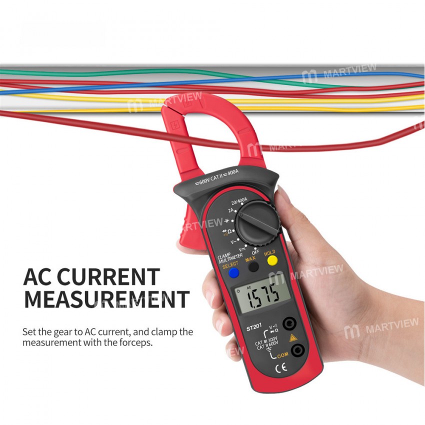 ST201 High Precision AC and DC Digital Clamp Multimeter