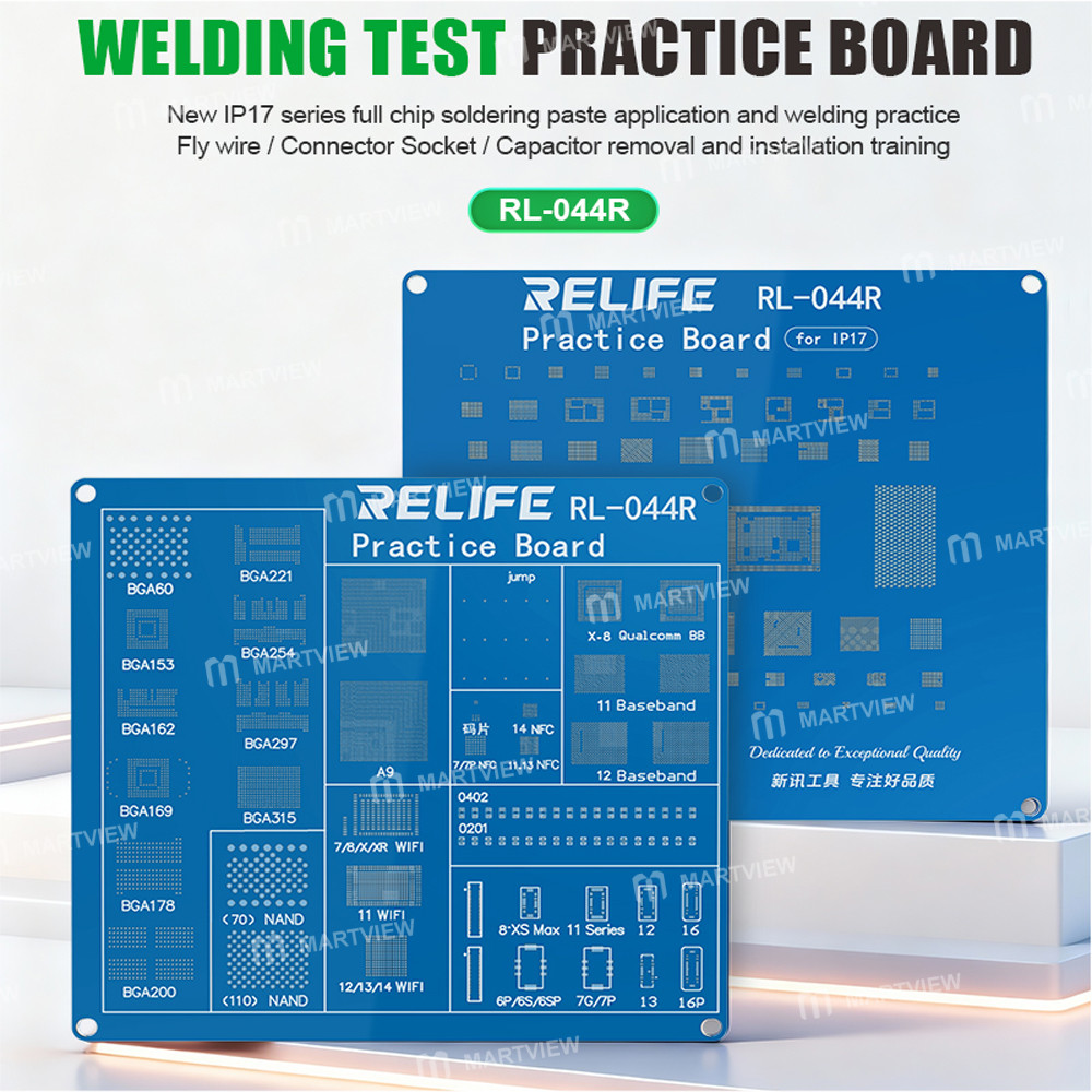 relife rl-044r-bga-chip-connector-socket-welding-test-pract-ce-board-support-iphone-17-series-4