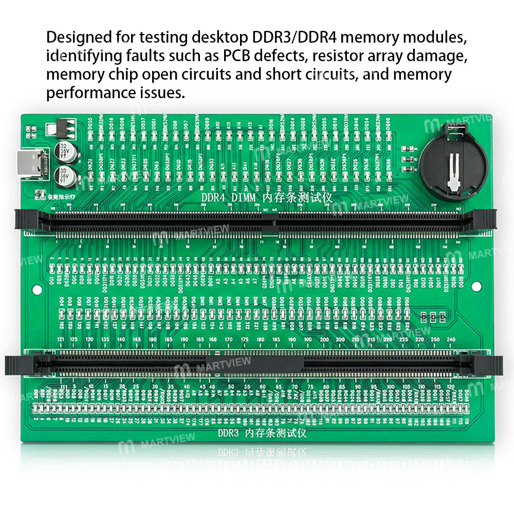 tt10 desktop-ddr3-ddr4-dimm-memory-module-tester--dual-power-supply-version-4