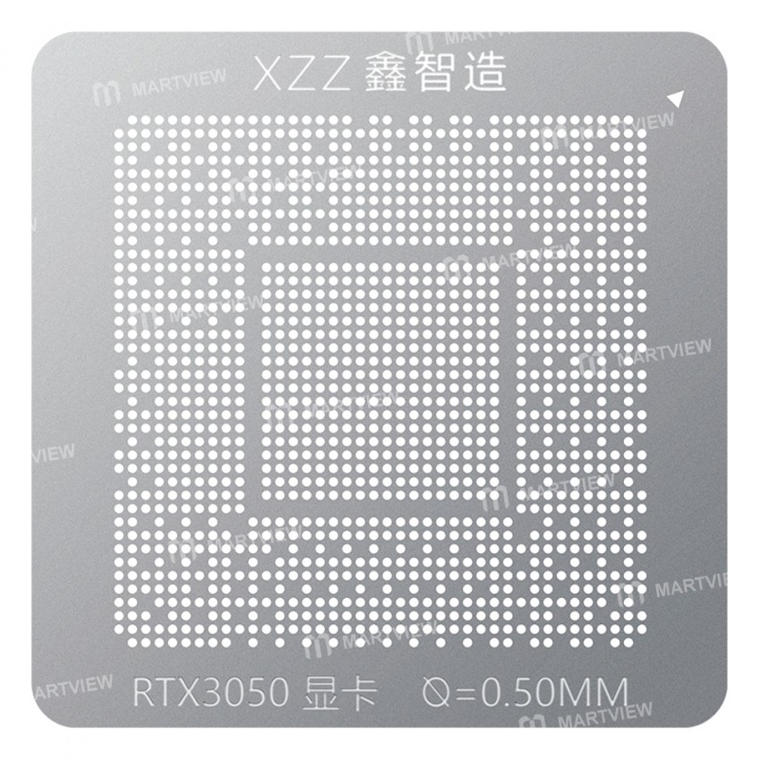 xinzhizao 050mm-magnetic-bga-reballing-tin-planting-platform-for-rtx3050-graphics-card-4