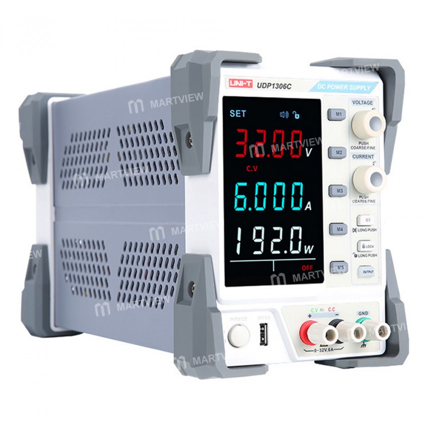 UNI-T UDP1306C 30V / 6A 4-digit Display Bench Industrial DC Power Supply with USB RS232 Interface