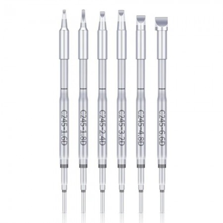 Yihua C245 D Series Shovel-Shaped Soldering Iron Tips Compatible with T245 Handle