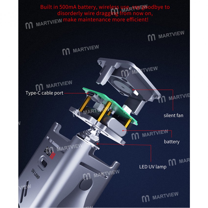 AiXun UV Mobile Repair Oil Curing Lamp