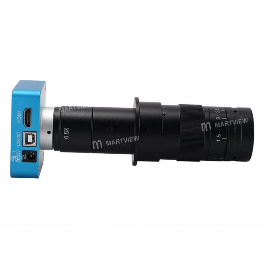 Ultra-clear 0.7-4.5X Continuous Zoom 180 Times Single-tube Optical Lens for Electron Microscope