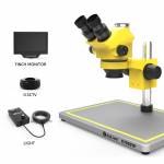 Kailiwei K7050TP HD Trinocular Stereo Microscope with 7-inch Monitor Optional WiFi Function