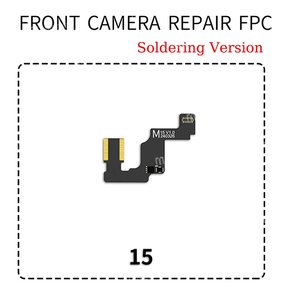 mijing zh01-front-camera-repair-fpc-flex-cable-for-iphone-14-to-15pro-max--soldering-version-9