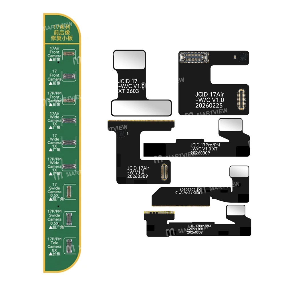 jcid front-and-rear-camera-repair-adaptor-wide-angle-camera-flex-cable-for-iphone-17-series-1