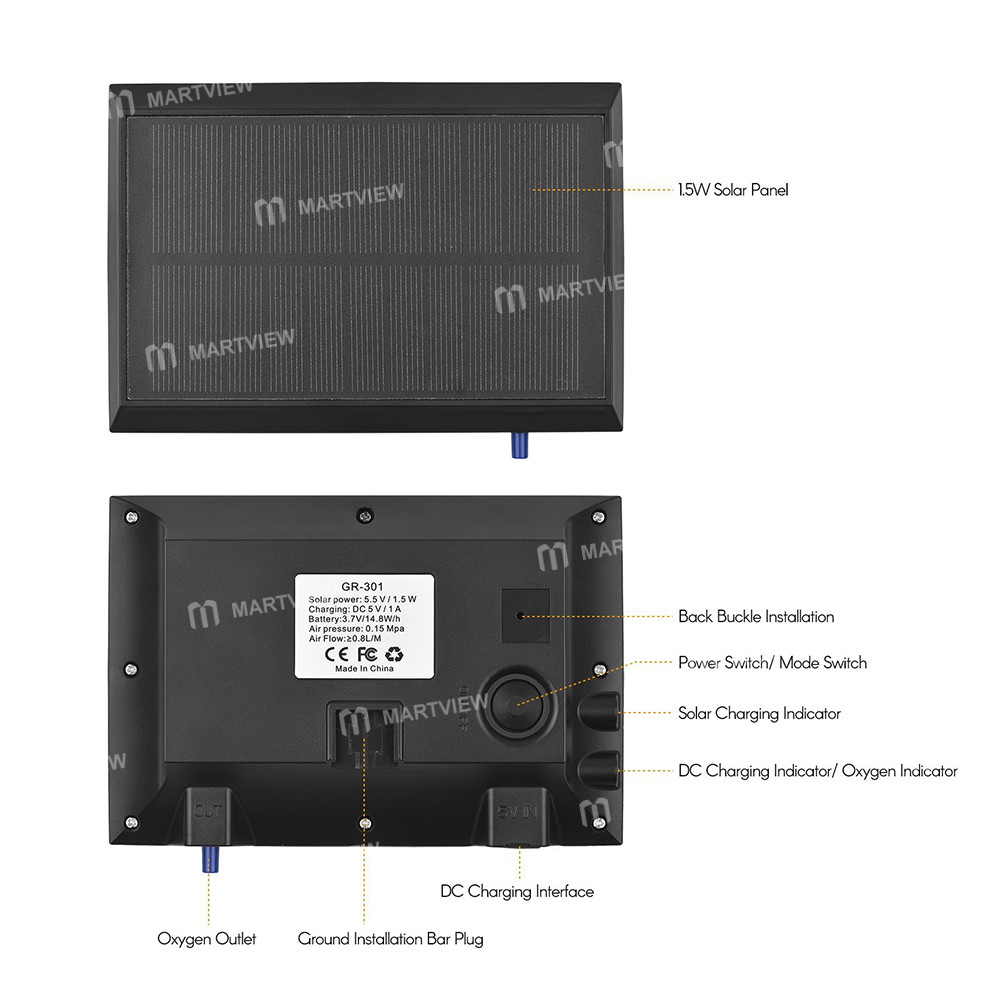 aquarium oxygenator-55v-15w-solar-air-pump-fish-tank-05