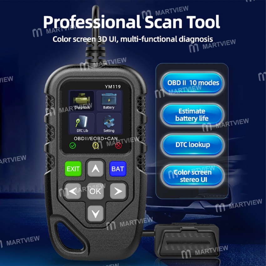 ym119 car-obd-ii-scanner-engine-fault-code-reader-for-12v-gasoline-vehicles-7