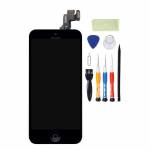 Replacement OEM iPhone 5c LCD with spareparts home button earphone camera etc black