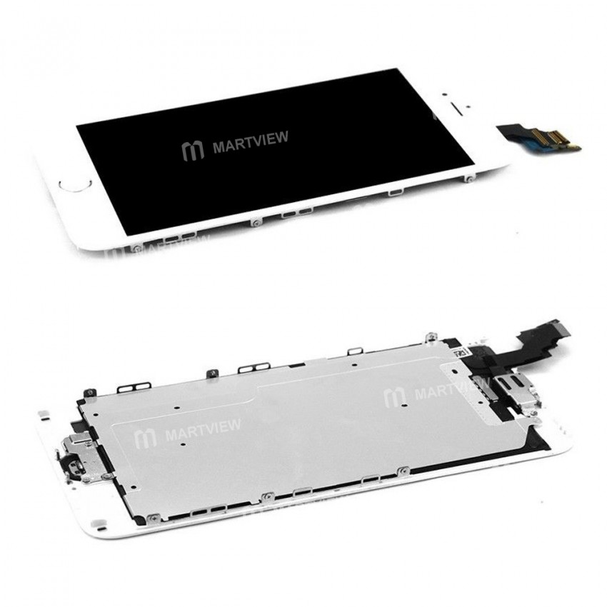 Replacement original LCD display touch screen for iPhone 6 plus with spareparts home button earphone