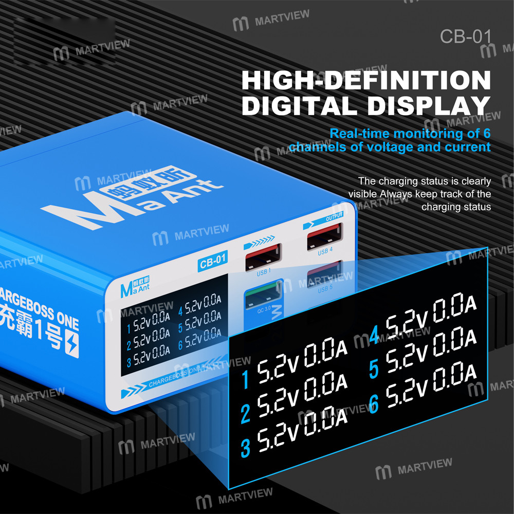 maant cb-01-chengba-no1-multi-port-desktop-mini-pdqc-digital-display-fast-charging-station-6